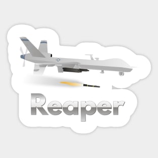 Reaper Military UAV Sticker
